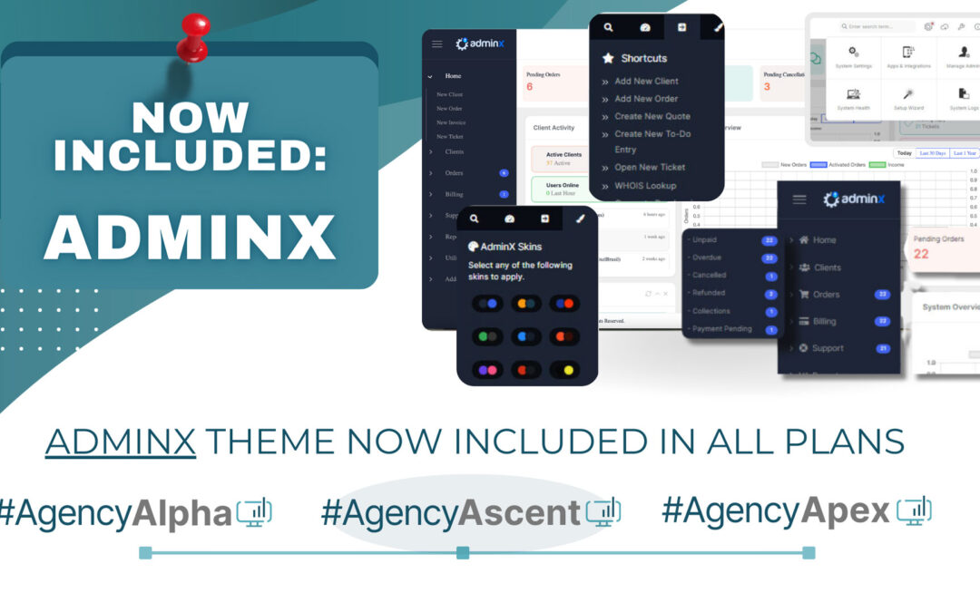 Unveiling AdminX: The Latest WHMCS Admin Theme