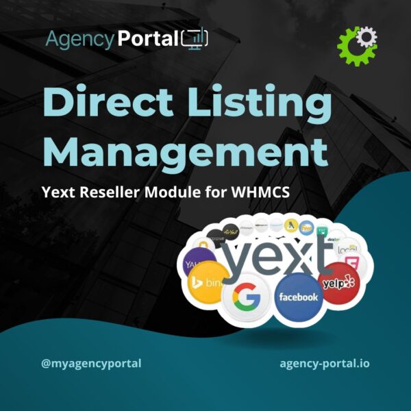 AgencyPortal Yext Client Managed Listings Reseller For WHMCS Product Image