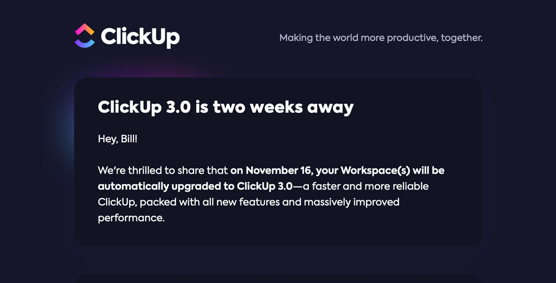 Our Journey with ClickUp: Anticipating 3.0 and Embracing AI